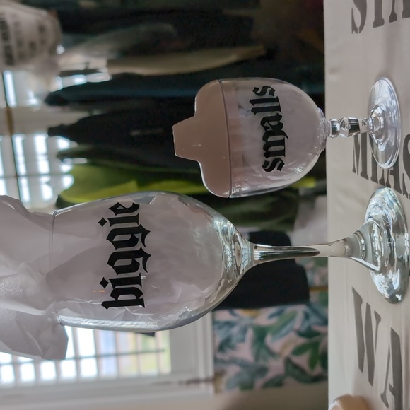 Biggie - Smalls Gift Set Wine Glass & Sippy Cup THE PERFECT BABY SHOWER GIFT! - Picture 2 of 2